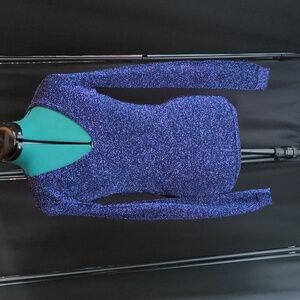 Miu Miu Glittery Blue and Purple Sweater